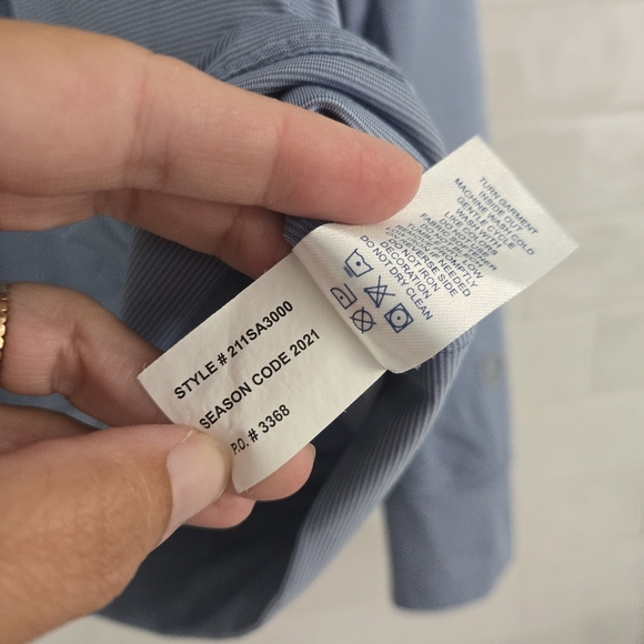 Stitch Men's Blue Stripe Scout 1/4 Zip Pullover Golf Jacket 211SA3000 Size M - Picture 5 of 6